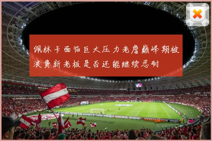 佩林卡面临巨大压力老詹巅峰期被浪费新老板是否还能继续忍耐