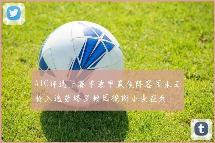 AIC评选上赛季意甲最佳阵容国米五将入选劳塔罗赖因德斯小麦在列